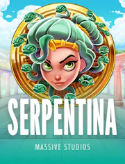 Juego con temática serpentina y diseño fluido de casino premium.